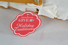 Load image into Gallery viewer, Home Accents “Holiday Traditions” Christmas Basket with Poinsettia Lid &amp; Fabric Liner
