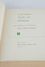 Load image into Gallery viewer, 1949 Christmas Tales of Fantasy Charles Dickens Cuneo Press Illustrated Hardcover
