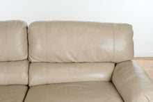 Load image into Gallery viewer, Cindy Crawford Home Dual Power Reclining Sofa – 84&quot; Wide, Plush Leather Look
