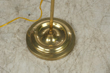 Load image into Gallery viewer, Gold Tone Adjustable Floor Reading Lamp Sculptural Shell Shade 48 Inch

