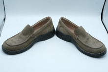 Load image into Gallery viewer, Clarks Mens 10 5 Brown Nubuck Leather Slip On Loafers Comfort Shoes
