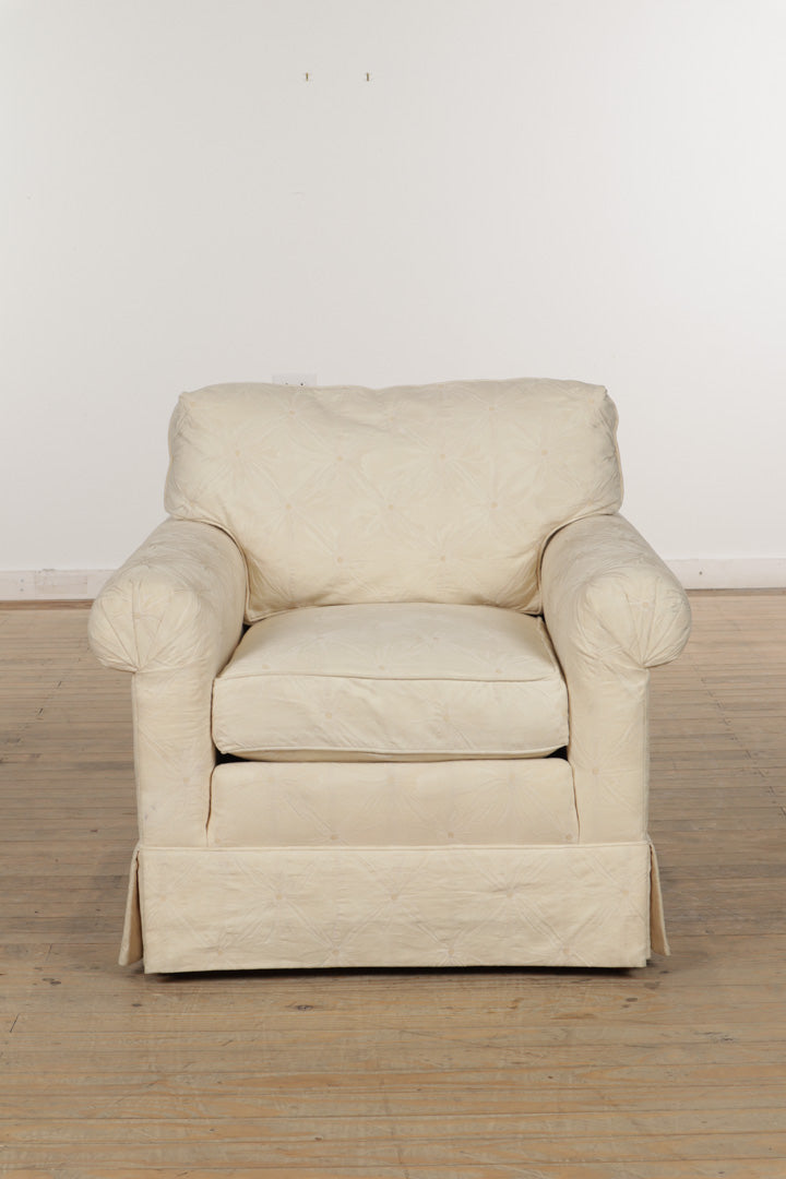 Classic Interiors Off White Arm Chair - Henredon