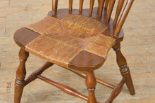 Load image into Gallery viewer, Classic Clarkson Windsor Chair with Woven Rush Seat
