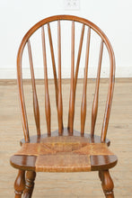 Load image into Gallery viewer, Classic Clarkson Windsor Chair with Woven Rush Seat
