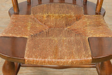 Load image into Gallery viewer, Classic Clarkson Windsor Chair with Woven Rush Seat
