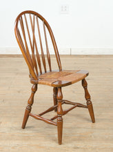 Load image into Gallery viewer, Classic Clarkson Windsor Chair with Woven Rush Seat
