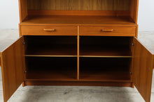 Load image into Gallery viewer, Clausen Møbler Danish Modern Teak China Cabinet Display Hutch Credenza
