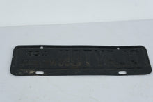 Load image into Gallery viewer, 1965 North Carolina License Plate Clayton NC 126 Original Yellow Black
