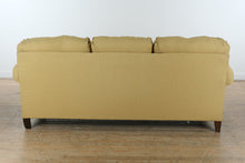 Load image into Gallery viewer, Clayton Marcus Upholstered Sofa in Golden Wheat – 85”W x 36”D x 39”H
