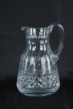 Load image into Gallery viewer, Rogaska Gallia Style Crystal Pitcher Etched Floral Design 8.5 Inch Tall

