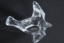 Load image into Gallery viewer, Princess House Lead Crystal Flying Bird Trinket Dish Figurine Candy Nut Bowl
