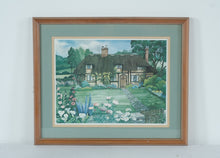 Load image into Gallery viewer, Susan Toller McClure “Clifton Hampden, Abingdon” Limited Edition Print, 1986 – Framed English Cottage Scene
