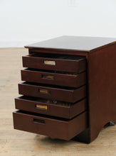 Load image into Gallery viewer, Crate &amp; Barrel “Clipper” Rolling Game Table – Multi-Game Storage Cabinet
