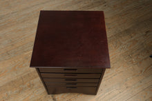Load image into Gallery viewer, Crate &amp; Barrel “Clipper” Rolling Game Table – Multi-Game Storage Cabinet
