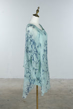 Load image into Gallery viewer, Italian Floral Silk Look Tunic Dress
