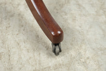 Load image into Gallery viewer, The Bombay Company Mahogany Finish Scalloped Pedestal Side Table
