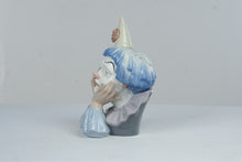 Load image into Gallery viewer, Lladro 5129 Jester Head Sad Clown Bust Jose Puche Porcelain 1981 Spain
