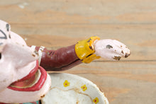 Load image into Gallery viewer, Antique Jolly Jester Cast Iron Mechanical Bank Jester Clown Humpty Dumpty
