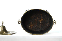 Load image into Gallery viewer, Hammered Brass Coal Bucket
