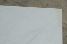 Load image into Gallery viewer, Modern White Marble Top Coffee Table with Black Metal Frame
