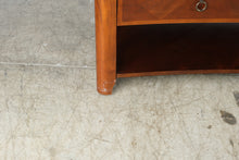 Load image into Gallery viewer, Traditional Mahogany Finish Bowed Coffee Table with Two Drawers
