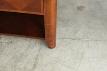 Load image into Gallery viewer, Traditional Mahogany Finish Bowed Coffee Table with Two Drawers
