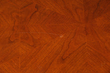 Load image into Gallery viewer, Traditional Mahogany Finish Bowed Coffee Table with Two Drawers
