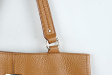 Load image into Gallery viewer, Cole Haan Pebbled Leather Tote Bag Tan Shoulder Handbag
