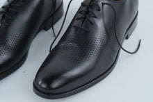 Load image into Gallery viewer, Cole Haan Washington Grand Laser Wingtip Oxfords Black Blue Mens Size 13 M
