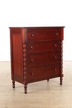 Load image into Gallery viewer, Collector&#39;s Cherry Empire Chest of Drawers by Davis Cabinet Co
