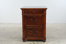 Load image into Gallery viewer, Collins 3-Drawer Cherry Wood Locking File Cabinet with Keys
