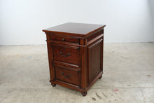 Load image into Gallery viewer, Collins 3-Drawer Cherry Wood Locking File Cabinet with Keys
