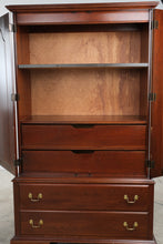 Load image into Gallery viewer, Colonial Furniture Company Solid Cherry Chifforobe Wardrobe Chest
