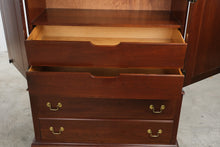Load image into Gallery viewer, Colonial Furniture Company Solid Cherry Chifforobe Wardrobe Chest
