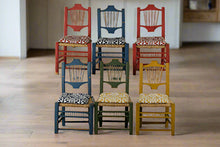 Load image into Gallery viewer, Colorful Rustic Dining Chairs - Handmade in Mexico
