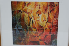 Load image into Gallery viewer, Framed Abstract Art Print Vibrant Textured Color Composition Modern Wall Decor

