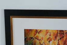 Load image into Gallery viewer, Framed Abstract Art Print Vibrant Textured Color Composition Modern Wall Decor
