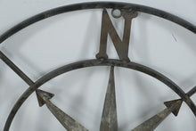 Load image into Gallery viewer, 30 Inch Metal Compass Rose Wall Art Nautical Directional Decor

