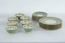 Load image into Gallery viewer, Franciscan Concord Dinnerware Set Green Gold Grape Motif California
