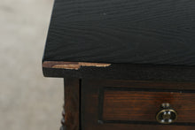 Load image into Gallery viewer, Traditional Wood Console Cabinet with Iron Scrollwork and Storage

