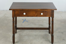 Load image into Gallery viewer, Early American Style Solid Wood One Drawer Writing Table or Side Table
