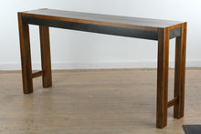 Load image into Gallery viewer, Ashley Torjin Counter Height Console Table in Distressed Brown and Gunmetal

