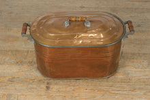 Load image into Gallery viewer, Large Antique Copper Boiler with Lid
