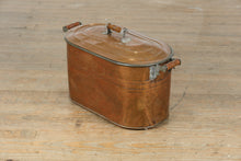Load image into Gallery viewer, Large Antique Copper Boiler with Lid
