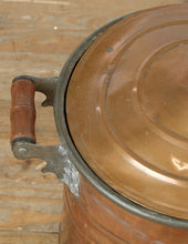Load image into Gallery viewer, Large Antique Copper Boiler with Lid
