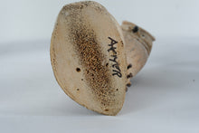 Load image into Gallery viewer, Hand Carved Antler Owl Sculpture on Natural Antler Base Wildlife Figure
