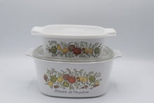 Load image into Gallery viewer, Corning Ware Spice of Life 3 Quart and 1 1 2 Quart Casserole Set Lids
