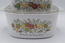 Load image into Gallery viewer, Corning Ware Spice of Life 3 Quart and 1 1 2 Quart Casserole Set Lids
