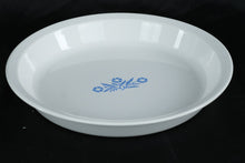 Load image into Gallery viewer, Corning Ware 9-Inch Pie Plate with Blue Cornflower Design (Model P-309)
