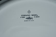 Load image into Gallery viewer, Corning Ware 9-Inch Pie Plate with Blue Cornflower Design (Model P-309)
